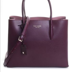 Kate spade eva medium top zip satchel.